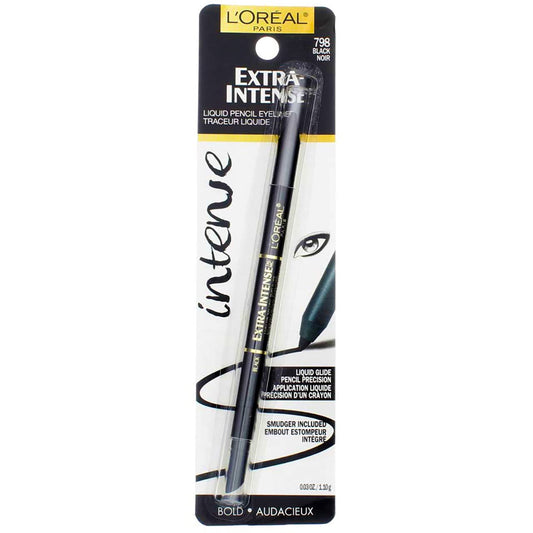 L'Oréal Paris Extra-Intense Pencil Eyeliner, 798 Black (Pack of 2) Beauty & Personal Care L'Oreal Paris
