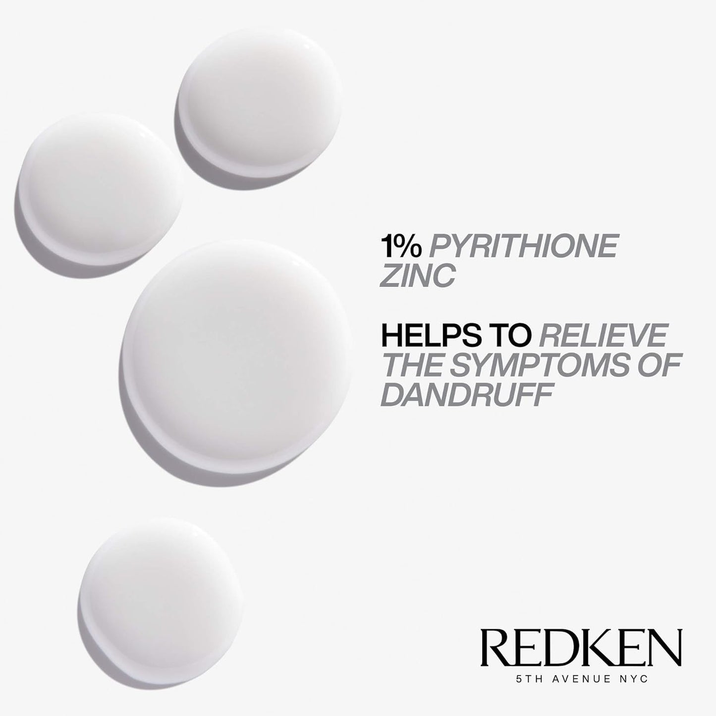 Redken Anti-Dandruff Shampoo, For Dandruff Control, Soothes Scalp, For Dry & Flaking Scalp, Dermatologist Tested, Scalp Relief, 8.5 fl.oz./250ml Beauty & Personal Care Redken