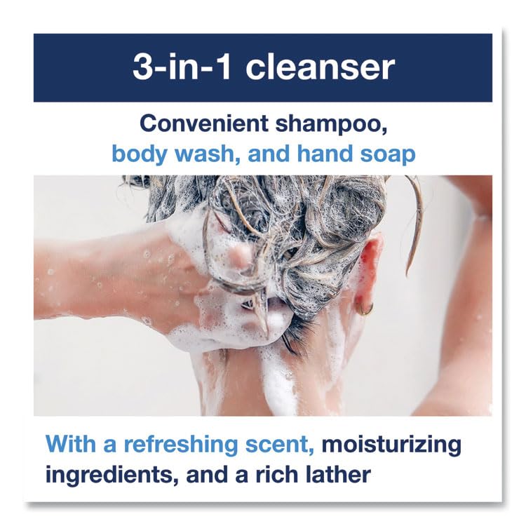 Hair and Body Wash Clean Scent 1 L 6/Carton Beauty & Personal Care Tork