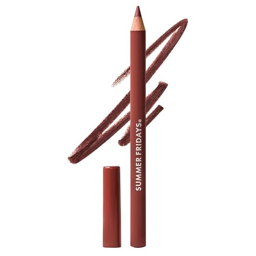 Summer Fridays SoftLine Lip Liner Pencil - Creamy, Long-Lasting Matte Lip Pencil for Sculpted Definition - Skin Care Infused Makeup with Hyaluronic Beauty & Personal Care Summer Fridays