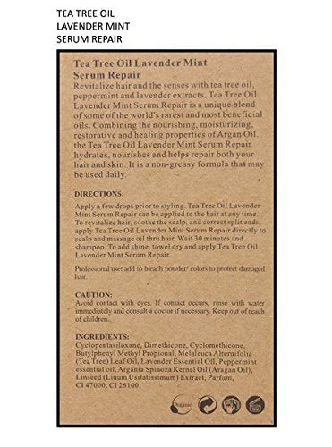 Tea Tree Lavender Mint Serum Organic hair And Skin Care by Alpha New York100 ml. / 3.38 fl.oz. Beauty & Personal Care ALPHA NEW YORK