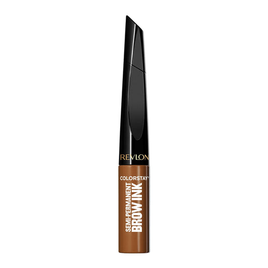 Revlon ColorStay 5-in-1 Semi-Permanent Brow Ink with Spoolie Brush, Waterproof, Transfer-Proof, Eyebrow Makeup, Easy to Remove, 351 Warm Brown Ink Beauty & Personal Care REVLON