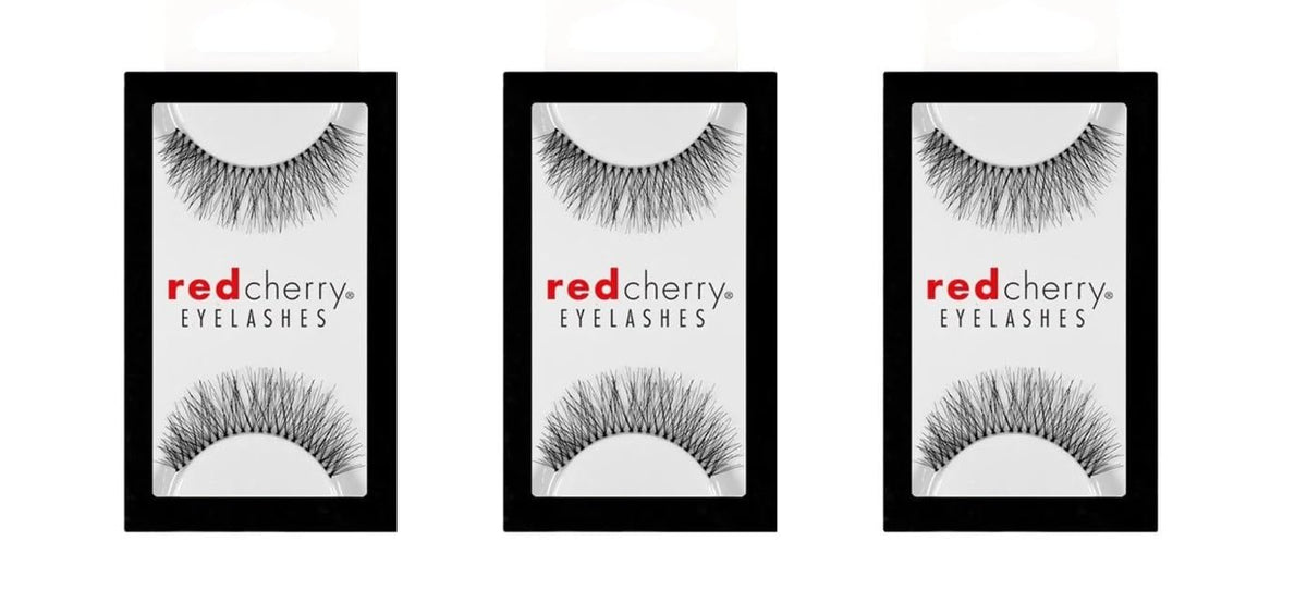 Red Cherry Eyelashes #747m (3 Pair Packs) Beauty & Personal Care Red Cherry
