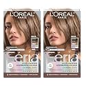 L'Oreal Paris Feria Multi-Faceted Shimmering Permanent Hair Color, B61 Downtown Brown, Hair Dye Kit, Pack of 2 Beauty & Personal Care L'Oreal Paris