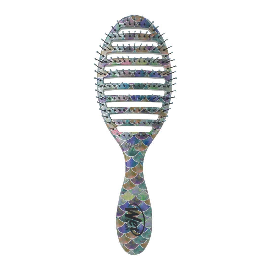 Wet Brush Speed Dry Hair Brush, Mermaid Tail - Vented Design and Ultra Soft HeatFlex Bristles Are Blow Dry Safe With Ergonomic Handle Manages Tangle Beauty & Personal Care Wet Brush