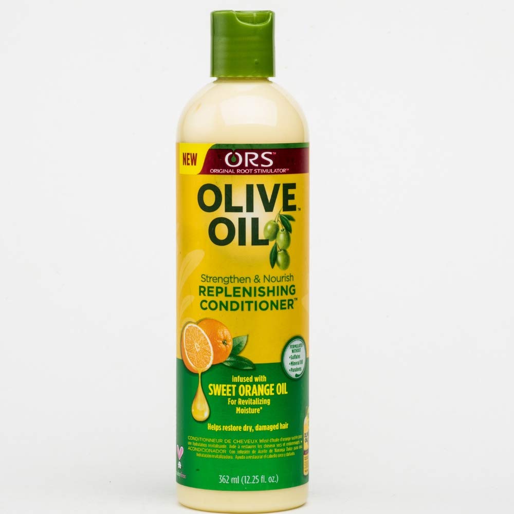 ORS Olive Oil Strengthen & Nourish Replenishing Conditioner infused with Sweet Orange Oil for Revitalizing Moisture 12.25 Ounce (Pack of 3) Beauty & Personal Care ORS
