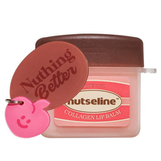 Nutseline Super Nut Collagen Keyring Lip Balm 11ml - 3-in-1 Lip Care Korean Skin Care, Plumps & Firms Lips, Collagen-Boosting, Shea Butter Formula Beauty and Personal Care nutseline