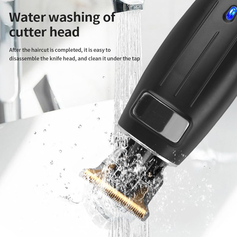 Professional Hair Clippers for Men Cordless & Corded - Rechargeable Barber Clipper & Trimmer Set with 4 Guide Combs for Home Haircuts Body Grooming Beauty and Personal Care GLESVOWIO