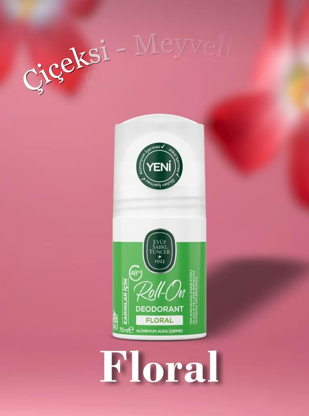 Eyüp Sabri Tuncer Floral Women Roll-on Deodorant 75 ml Beauty and Personal Care Dlk