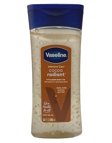 Vaseline Body Oil Vitalizing Gel Cocoa Butter 6.80 oz (Pack of 5) Beauty & Personal Care Vaseline