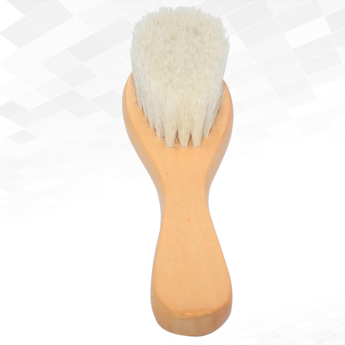 Baluue Bath Brush and Wooden Hair Comb Natural Gentle Wool Massage Bathing Scrubber for Newborns and Shower Back Scrubber Body Cleaning Beauty and Personal Care Baluue