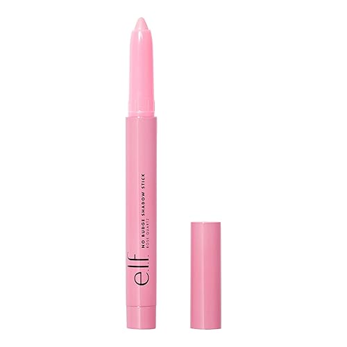 e.l.f. No Budge Shadow Stick, Long-Lasting Cream Eyeshadow Stick For High-Pigment, Metallic Color, Vegan , Rose Quartz Beauty & Personal Care e.l.f.