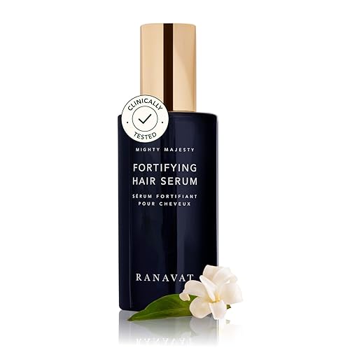 RANAVAT BOTANICS RANAVAT Mighty Majesty - Fortifying Hair Serum - Hair Oil Serum for Scalp Hydration, Frizz Control, & Hair Shine - With Jasmine Beauty & Personal Care RANAVAT BOTANICS