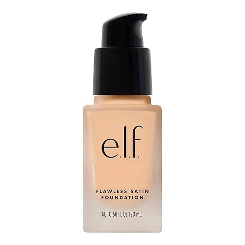 e.l.f. Flawless Finish Foundation, Improves Uneven Skin Tone, Lightweight, Medium Coverage & Semi-Matte, Vegan & Cruelty-Free, Bisque, 0.68 Fl Oz Beauty & Personal Care e.l.f.