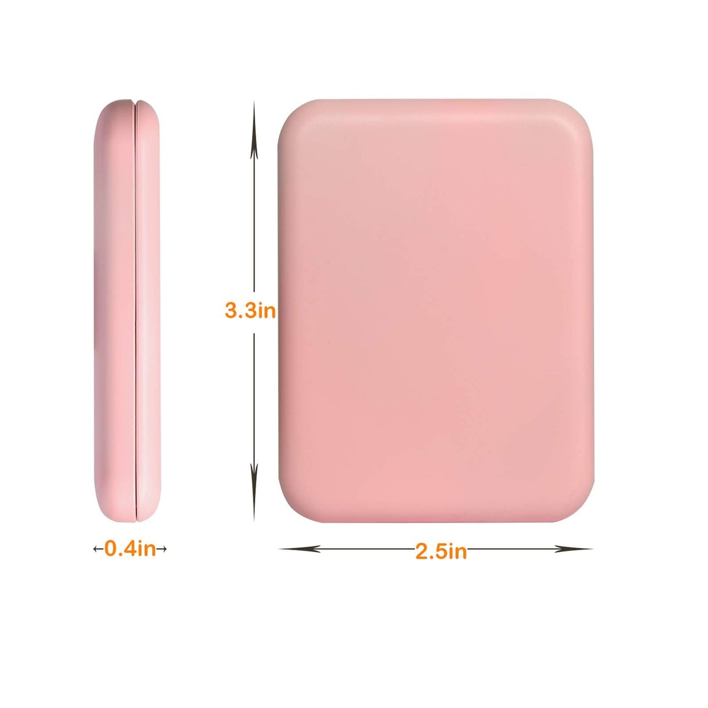 Kintion Pocket Mirror, 1X/3X Magnification LED Compact Travel Makeup Mirror with Light for Purse, 2-Sided, Portable, Folding, Handheld, Small Lighted Beauty and Personal Care Kintion