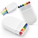 Rainbow Pride Flag Face Paint - Gay Pride Rainbow Stripe Fan Brush Stick, Face and Body Paint for Parade, Celebrations, Cosplay, Party, and Halloween Beauty & Personal Care GCCL