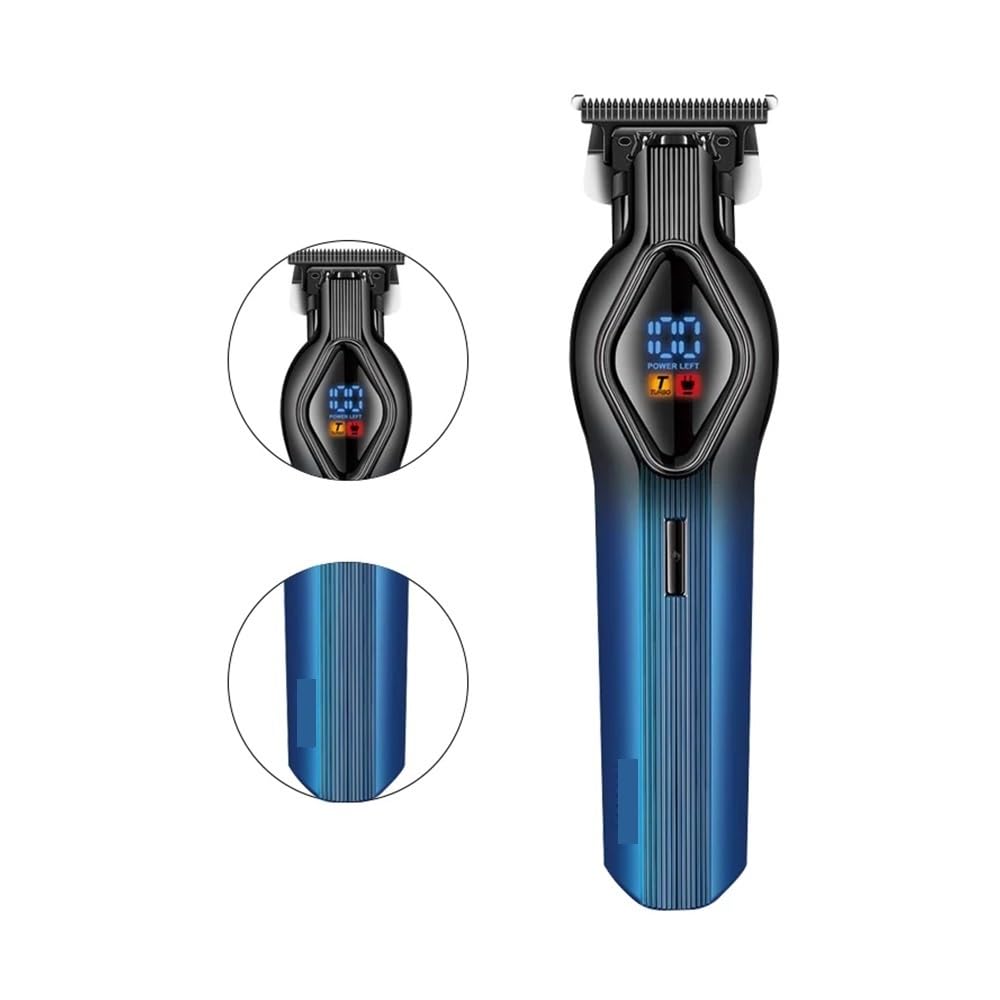 EWKYLSEM Cross-Border New Electric Hair Clipper LCD Digital Display Salon Engraving Special Oil Head Clippers 921(921 Golden) Beauty and Personal Care EWKYLSEM