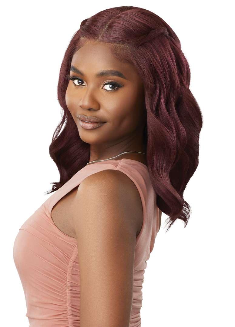 Outre Lace Front Wig - Melted Hairline - Charise (DARK BROWN 2)