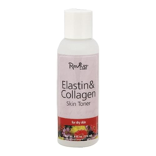Reviva Labs Elastin Collagen Skin Toner with Vitamin A & E, 4 ounce Beauty & Personal Care Reviva Labs