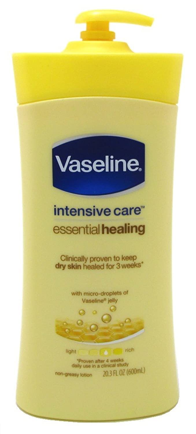 Vaseline Intensive Care Essential Healing Body Lotion, 20.3 Oz, Pump Bottle Beauty & Personal Care OTC
