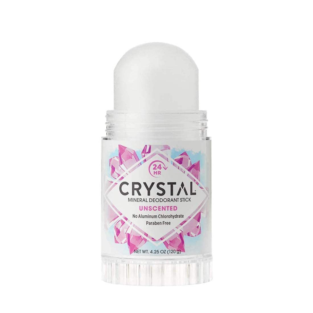 CRYSTAL Mineral Deodorant Stick - Unscented Body Deodorant With 24-Hour Odor Protection, Non-Staining & Non-Sticky, Aluminum Chloride & Paraben Free Beauty and Personal Care Crystal Essence