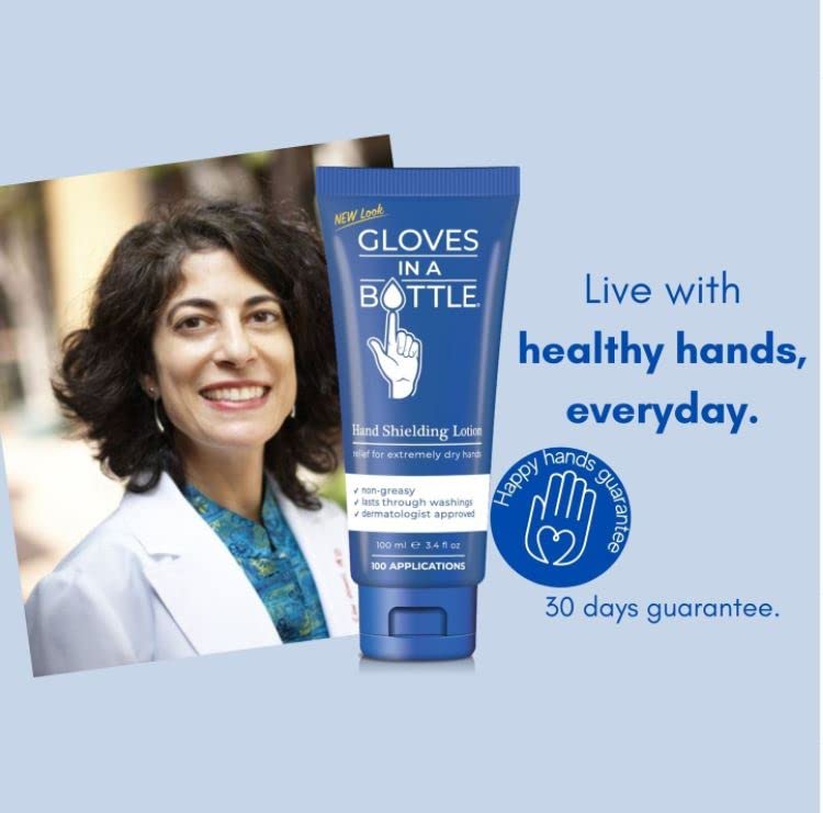 Gloves In A Bottle Shielding Lotion With Dispenser, 8 Oz (Pack of 2) Beauty & Personal Care GLOVES IN A BOTTLE
