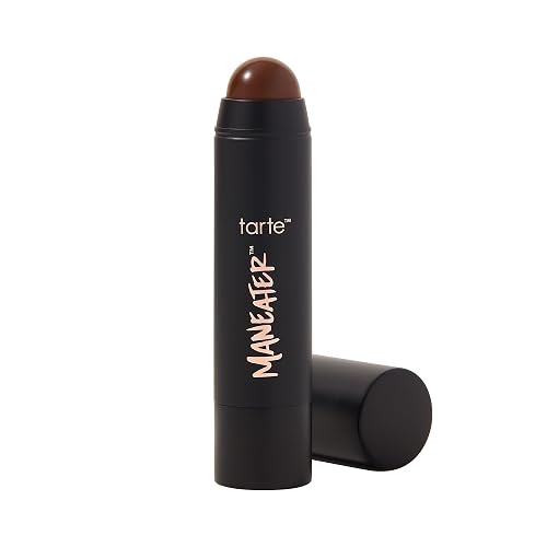 tarte maneater silk stick bronzer - Buildable Lightweight Cream Bronzer, Natural Matte Finish, Vegan & Cruelty-Free, full size, midnight Beauty & Personal Care tarte