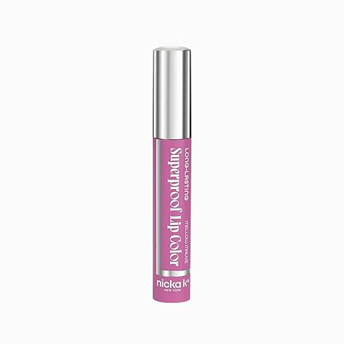 NICKA K NEW YORK Superproof Long-Lasting Lip Color, High Performance, Full Pigment, Glossy Finish (Mellow Mauve) Beauty & Personal Care NICKA K NEW YORK