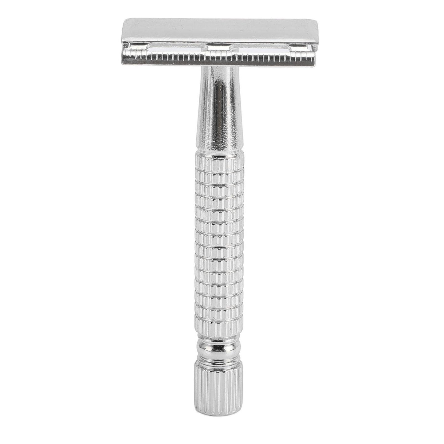 Yinhing Long Handle Double Sided Shaving Tool Premium Metal Vintage Safety with Refill Blades Stand Cleaning Brush for Men Home Travel Grooming Beauty and Personal Care Yinhing