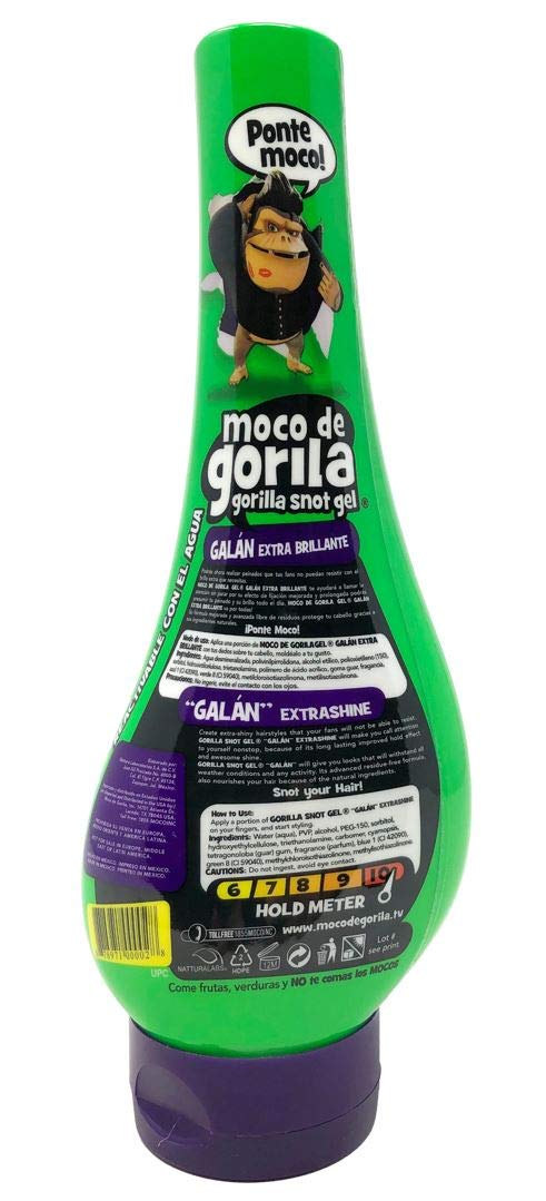 Moco de Gorila Galan Hair Gel | Extra Brillante Hair Styling Gel for Extreme Long-lasting Hold, Gorilla Snot Gel is the Ultimate Hair Gel to bring Beauty & Personal Care Moco de Gorila