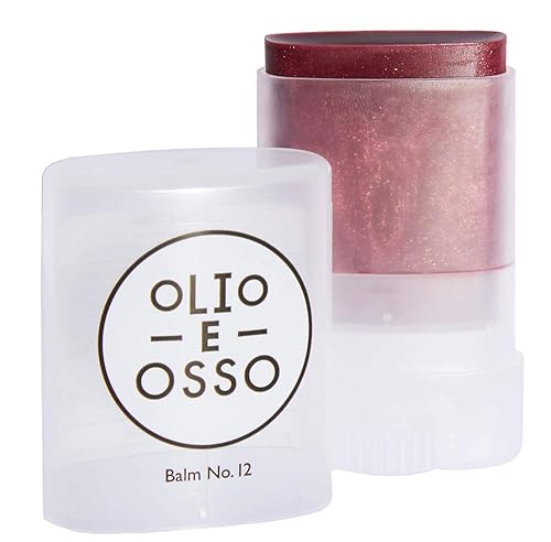 Olio E Osso - Natural Lip + Cheek Balm | Natural, Non-Toxic, Clean Beauty (No. 12 Plum, 0.35 oz | 10 g) Beauty & Personal Care OLIO E OSSO