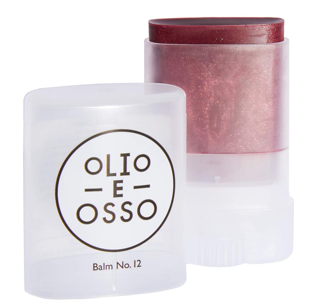 Olio E Osso - Natural Lip + Cheek Balm | Natural, Non-Toxic, Clean Beauty (No. 12 Plum, 0.35 oz | 10 g) Beauty & Personal Care OLIO E OSSO