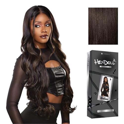 Sensationnel Hexdoll 13x4 LaceWig-Arden, 2 DARKBROWN