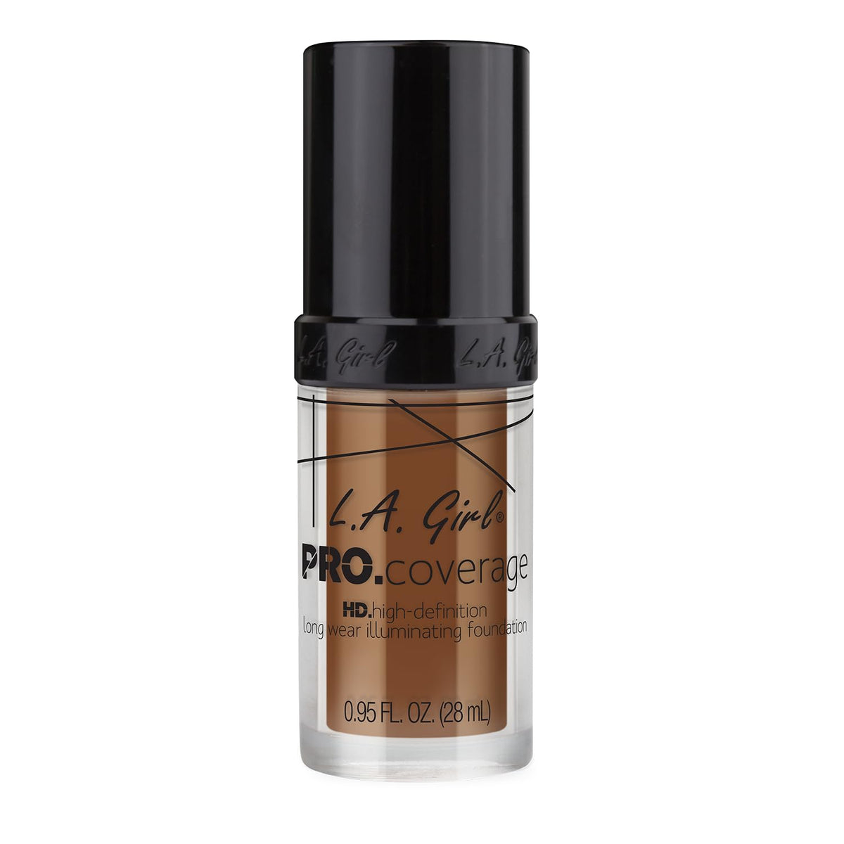 L.A. Girl Pro Coverage Liquid Foundation, Coffee, 0.95 Fl Oz