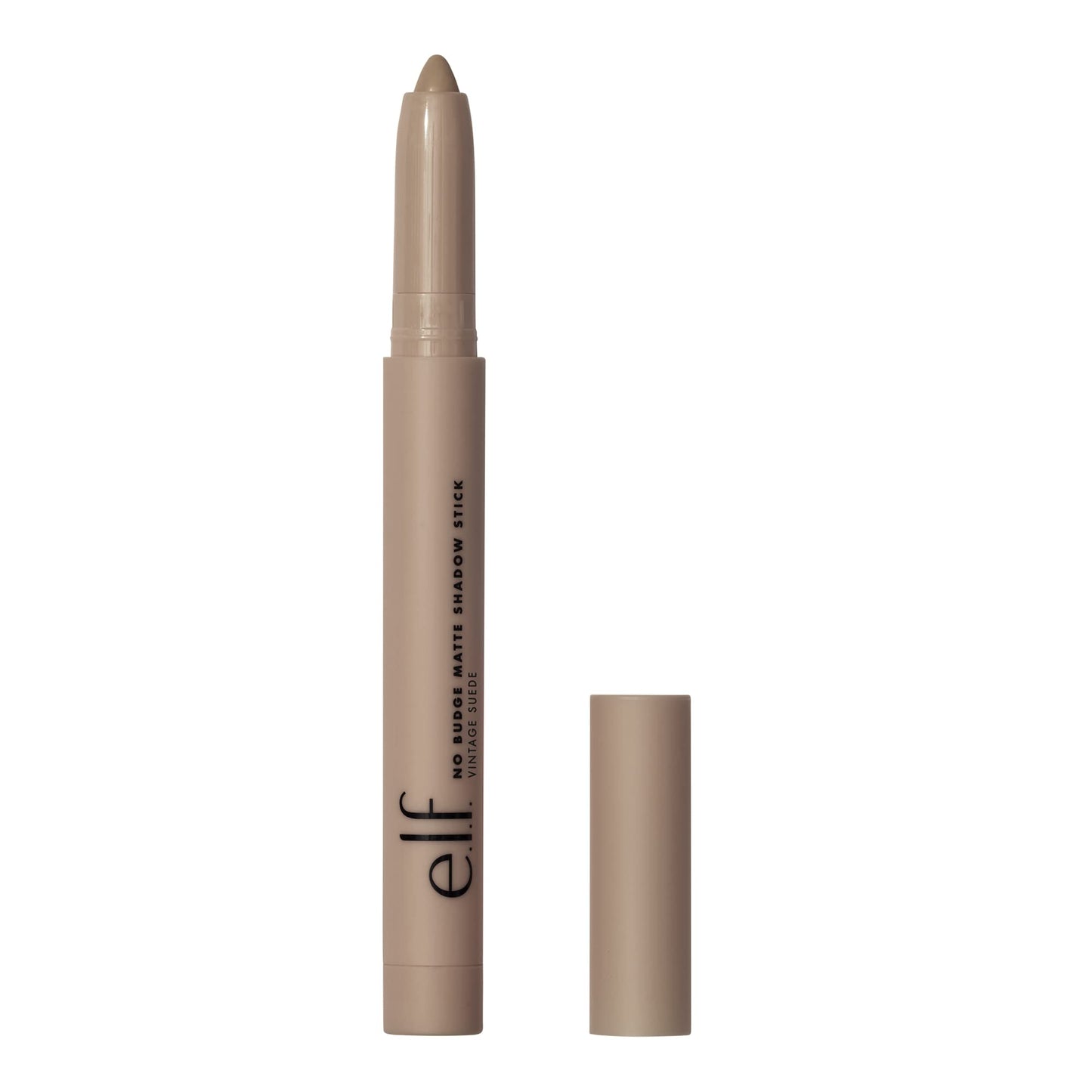 e.l.f. No Budge Matte Shadow Stick, One-Swipe Cream Eyeshadow Stick, Long-Wear & Crease Resistant, Matte Finish, Vegan & Cruelty-Free, Vintage Sude Beauty & Personal Care e.l.f.