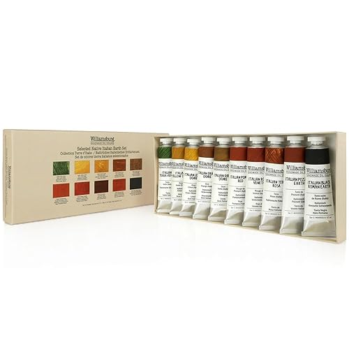 Williamsburg Artist Oil Colors by GOLDEN, Native Italian Earth Set Beauty & Personal Care Williamsburg