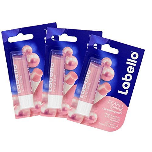 Labello Pearly Shine Lip Balm - 3 pack by Labello Beauty & Personal Care Labello