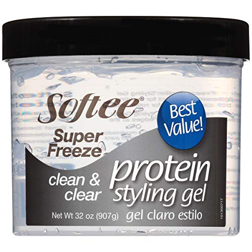 Softee Super Freeze Hair Styling Gel Protein 32 Oz,Pack of 3 Beauty & Personal Care Softee