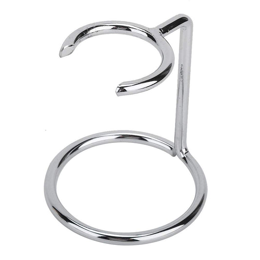 Men Razor and Shaving Brush Stand, Stainless Steel Shave Brush Holder Razor Storage Protect Shaving Kit Fits Most Razors and Brushes for Salon Home Beauty and Personal Care BORDSTRACT