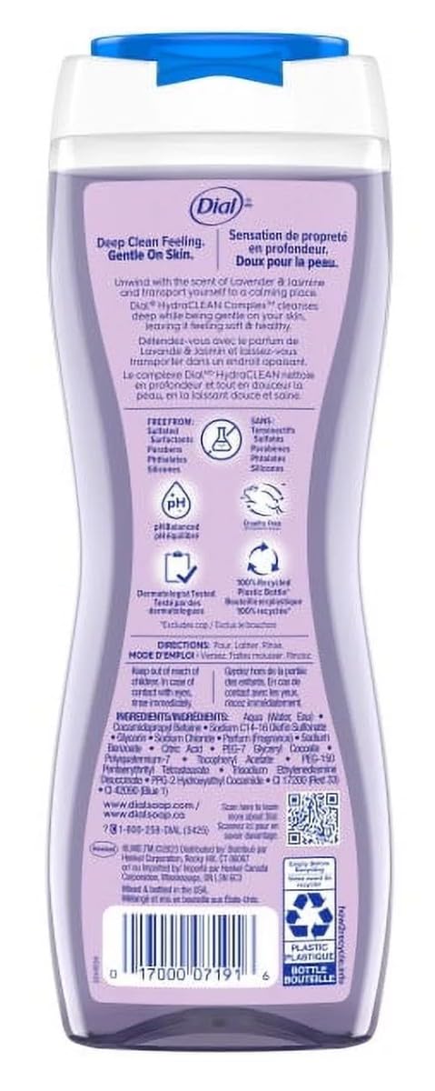 Dial Body Wash Lavender & Jasmine 16 Ounce Calm & Soothe (Pack of 2) Beauty & Personal Care Dial