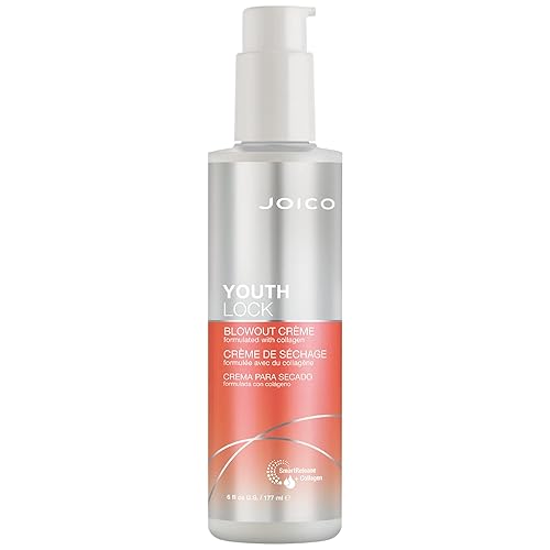 Joico YouthLock Blowout Crème Formulated With Collagen|Youthful Body & Bounce|Strengthen & Protect|Reduce Breakage & Frizz|Soften & Detangle|Boost Beauty & Personal Care Joico