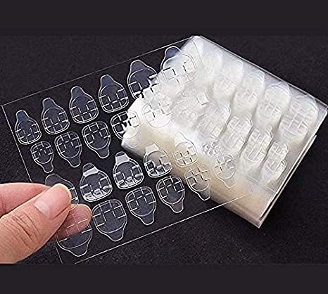 Kalolary 480PCS Double-Sided Nail Adhesive Tabs, Transparent Flexible Jelly Gel Tape for Nail Art, Suitable for Professional or Home Use Beauty & Personal Care Kalolary