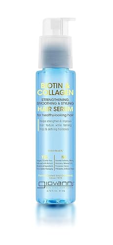 GIOVANNI Biotin & Collagen Hair Serum - Hair Strengthening, Smoothing & Styling, Vegan, Cruelty-Free, Infused with Natural Botanical Ingredients Beauty & Personal Care GIOVANNI
