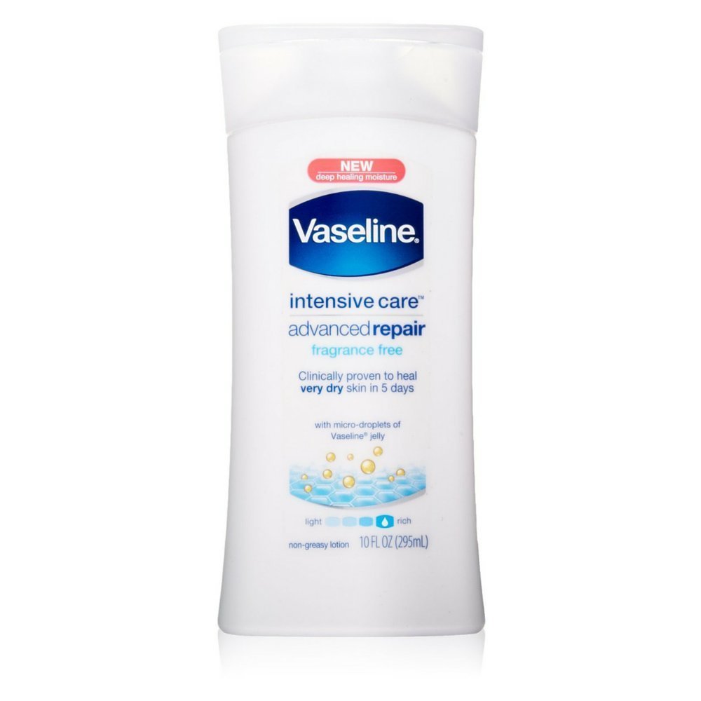 Vaseline Intensive Rescue Repairing Moisture Fragrance free Lotion, 10 Ounce (Pack of 6) Beauty & Personal Care Vaseline