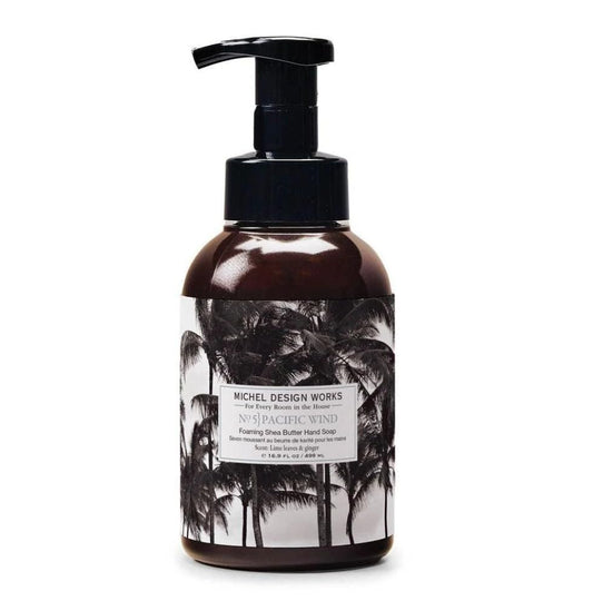 Michel Design Works Foaming Shea Butter Hand Soap, Pacific Wind, Beautiful Square Container with Pump Beauty & Personal Care Michel Design Works