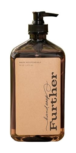 Further Moisturizing Glycerin Hand Soap, 16 Fl Oz Natural Liquid Soap - Gentle & Sustainable Beauty & Personal Care Further