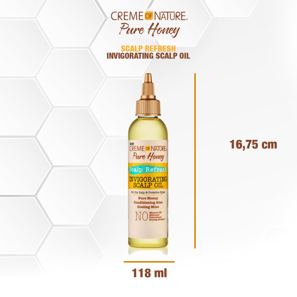 Creme of Nature Pure Protect Scalp Refresh Invigorating Scalp Oil, 4.2 oz