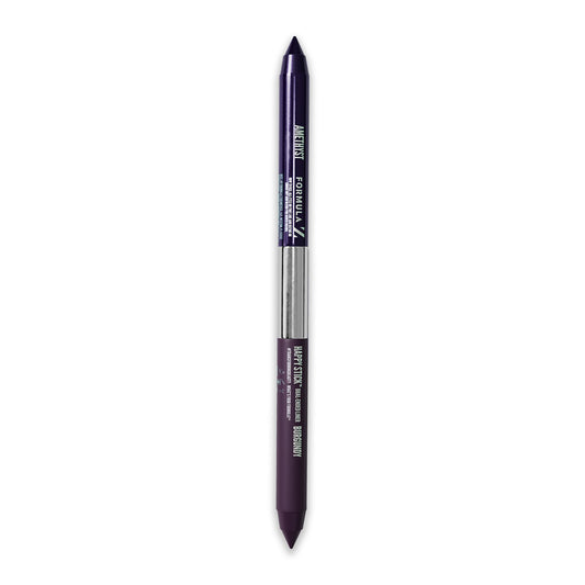 Formula Z Happy Stick Eyeliner - Tug Free Eyeliner Pencil with Vitamin E - Long Lasting Eye Makeup - Vegan - Amethyst-Burgundy - 2 x 0.02 oz Beauty & Personal Care Formula Z