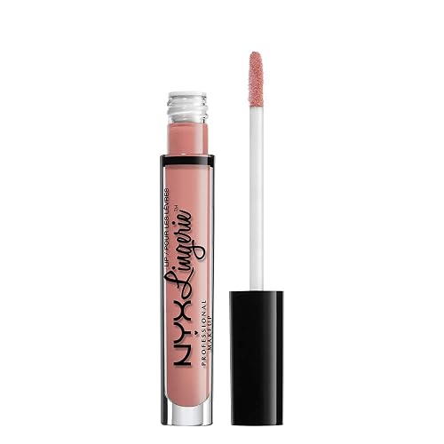 NYX PROFESSIONAL MAKEUP Lip Lingerie Matte Liquid Lipstick - Silk Indulgent (Baby Pink Nude) Beauty & Personal Care NYX PROFESSIONAL MAKEUP