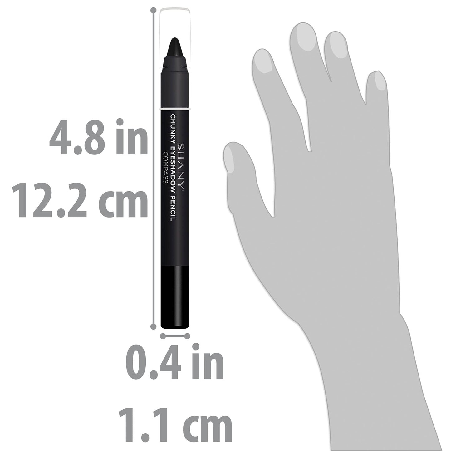 SHANY Chunky Eyeshadow Eye Pencil With Vitamin E & Aloe Vera - COMPASS Beauty & Personal Care SHANY